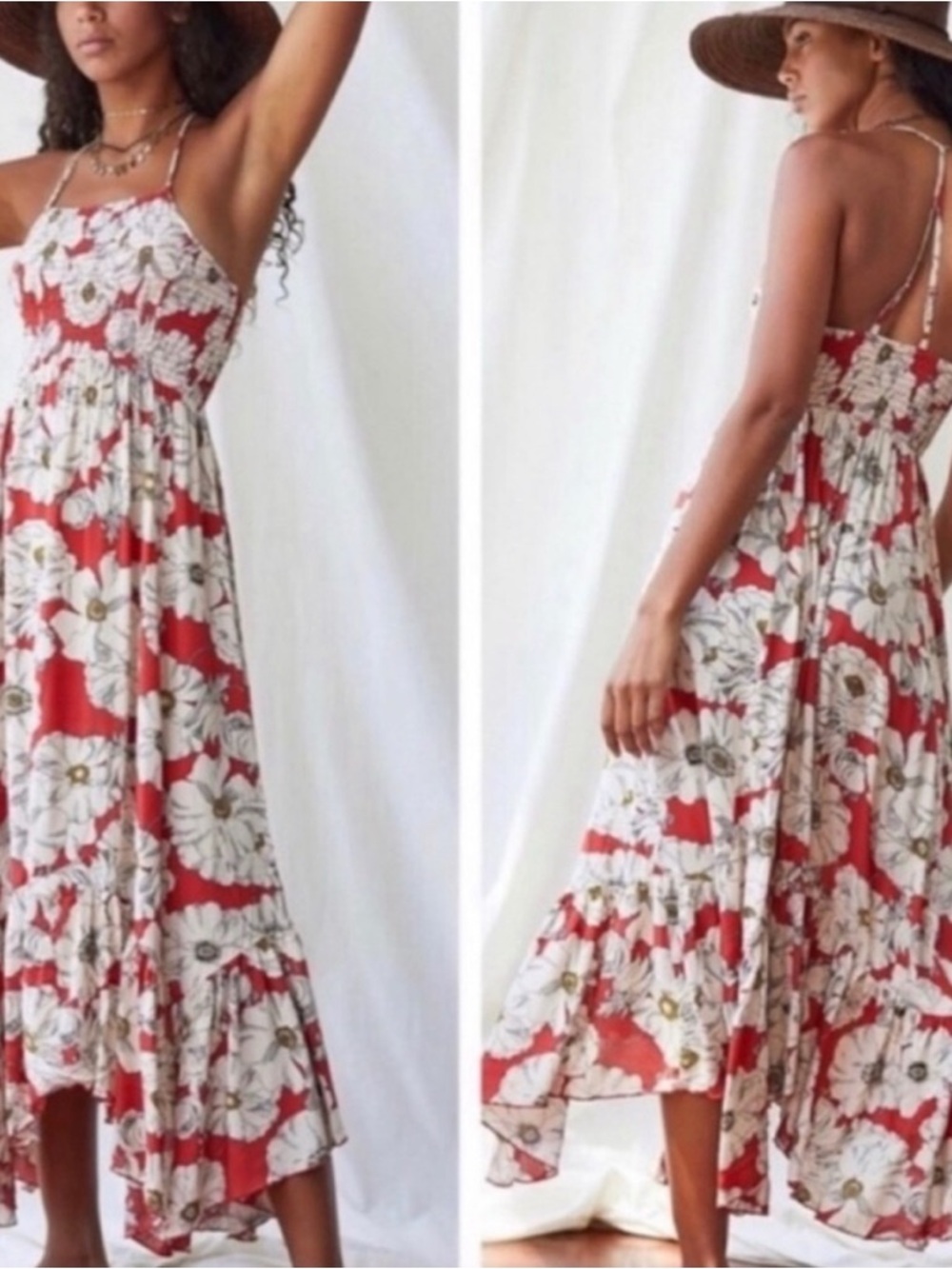 Free People Heatwave High-Low Midi Dress